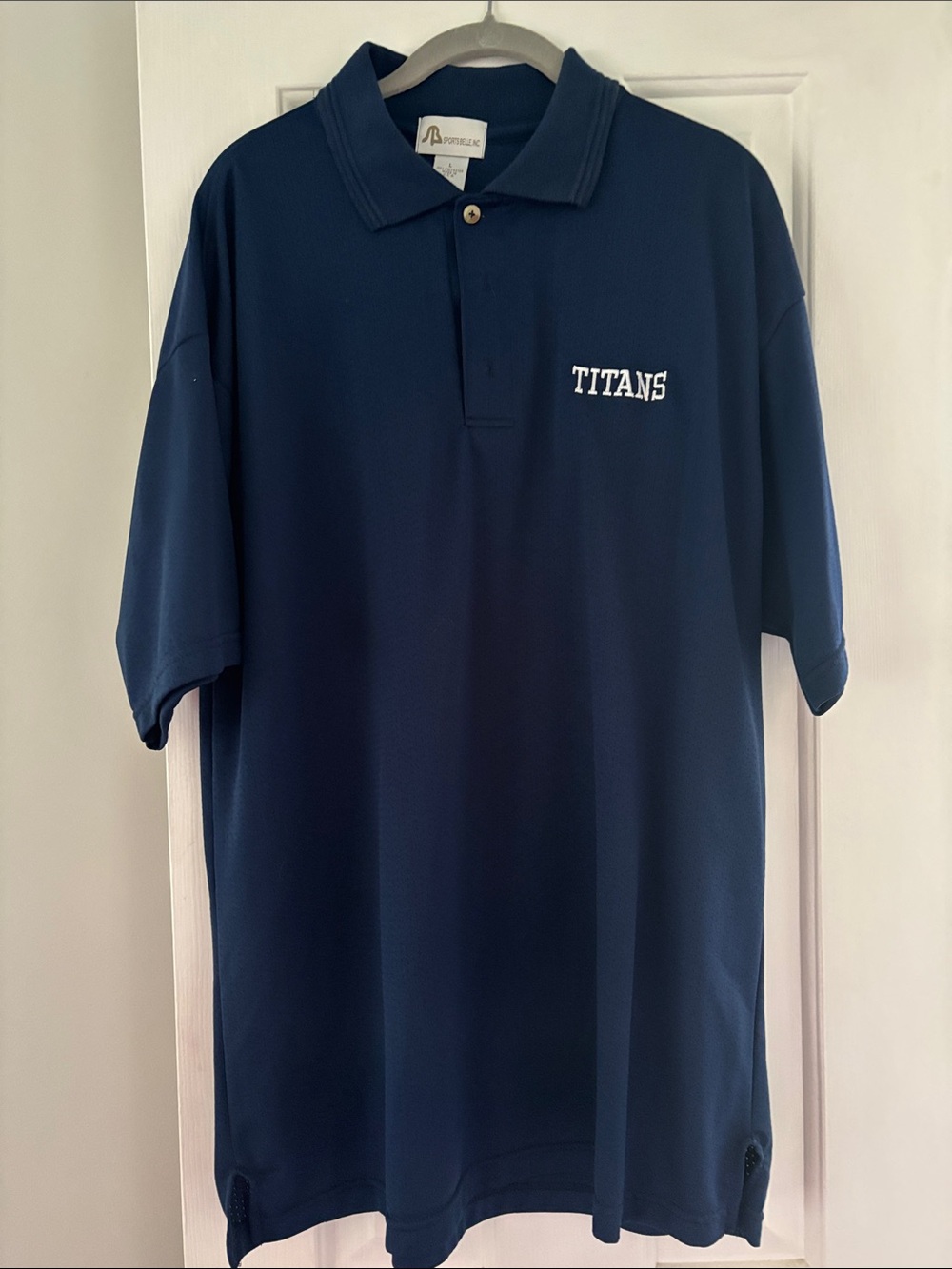 Titans Navy Polo Shirt by Sports Belle - Short Sleeve